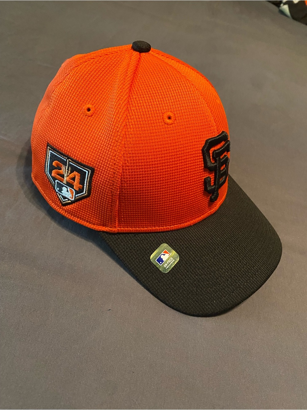 San Francisco Giants 24 Spring Training Orange & Black MLB Cap